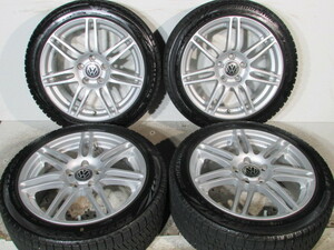 ☆VW■フォルクスワーゲン■ゴルフ7.6.5.GTI.パサートヴァリアント.等■225/45R17■112-5H/17-7.5J/+53■ブリヂストン■ブリザック■「VRX2