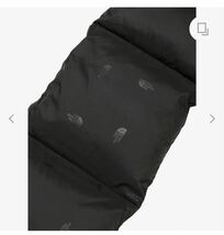 美品 THE NORTH FACE エクスプローラー マフラー ノースフィールド Explorer Muffler 黒 ブラック ダウン マフラー 定価12000円 NN72322_画像10