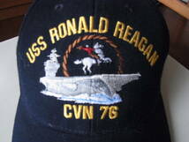 ＣVN-76空母ロナルド・レーガンの水兵のボールキャップ_画像3