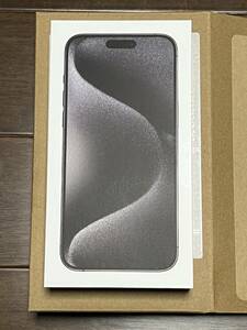 【新品未開封品】iPhone15 Pro Max 512GB ブラックチタニウム MU6U3J/A アイフォン 