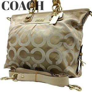 美品　COACH　コーチ　12963 2way ショルダー　トート　マディソン