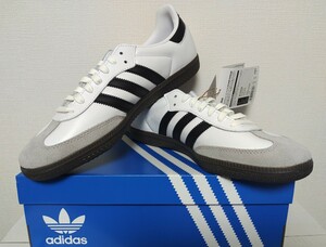 新品未使用 24.5cm★adidas SAMBA OG B75806 アディダス サンバ オリジナルス originals cloud white core black ホワイト 白 コアブラック