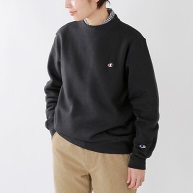 新品 タグ付 Champion 起毛 刺繍 プルオーバー スウェット トレーナー M