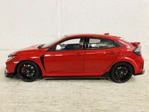 z1202-20 ★ ホンダ / CIVIC TYPE R / 赤 red / 車 模型 長さ: 約25cm 横幅 : 約11cm 高さ: 約8cm 箱なし 保管品 _画像3