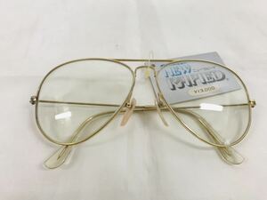 b1208-28★ 未使用 メガネ フレーム 眼鏡 GOLD NEW RAPIED 8053