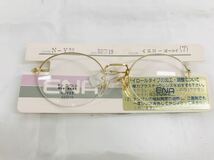 b1208-32★ 未使用 メガネフレーム 眼鏡 EMA N-Y 22 イエローゴールド_画像2