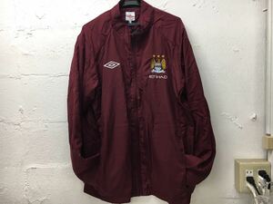 b1218-11★ umbro フルジップジャケット Manchester City Football Club サッカー XL (インポートサイズ)