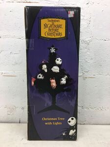 m1129-22★Christmas tree with lights クリスマスツリー　TIM BURTON’S NIGHT MARE BEFORE CHRISTMAS 