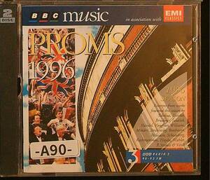 【BBC】BBCプロムス1996：ベートーヴェン、ドヴォルザーク、モーツァルト　　ラトル、ヤンソンス、バーミンガム市交響楽団　　-A90-　CD