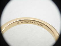 ブランド祭 ティファニー 750 リング 3Pダイヤ 2.2g TIFFANY&Co. K18 ダイヤモンド 指輪_画像4