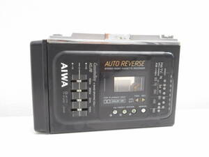 オーディオ祭 アイワ ステレオ ラジオ カセット レコーダー HS-J10 AIWA CassetteBoy 通電しますがジャンクです