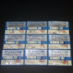 Gamakatsu Gamakatsu ...7 number 15 pcs insertion total 9 point set * stock goods (10m0705) * click post 