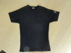 美品 HYSTERIC GLAMOUR UNLIMITED ポケ付Tシャツ ワッフル地 黒 Lサイズ 02191CT26