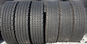 6本価格★パT8430■225/90R17.5 127/125L LT BRIDGESTONE W900 スタッドレス★条件付送料無料★トラック 地山 4ｔ 中型 ユニック