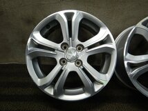 外T7499■PEUGEOT 純正 16インチ 6J 4H ＋23 PCD108 ハブ径65 アルミホイール 4本★条件付送料無料★ プジョー　208_画像3