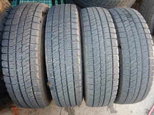 パT4544■155/80R13 BRIDGESTONE BLIZZAK VRX2 17年 4本■条件付 送料無料■激安 パッソ ヴィッツ ブーン