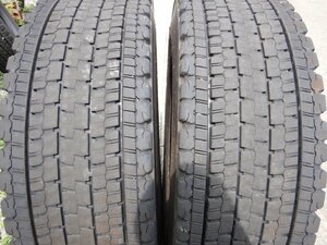 2本価格★パT6008②■295/80R22.5 153/150J BRIDGESTONE W900■条件付送料無料■冬 地山 TB 高床 大型 トレーラーヘッド スタッドレス