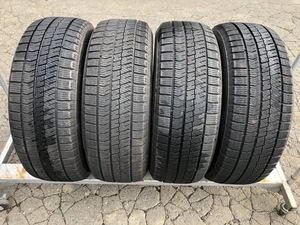 パF1234■215/60R16 95Q　4本価格　BRIDGESTONE BLIZZAK VRX2　送料無料 激安 バリ溝 深溝 冬 オデッセイ ヴェゼル クラウン エスティマ