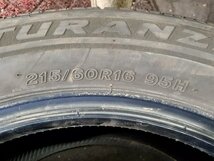 DF3200■215/60R16 95H　4本価格　BRIDGESTONE TURANZA ER33　送料無料 夏 アルファード エスティマ オデッセイ ヴェゼル CX-3 5_画像9