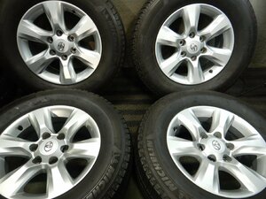 オパT6372■265/65R17 MICHELIN LATITUDE TOUR トヨタ純正 7.5J 6H PCD139.7★条件付送料無料★バリ溝 美品 ランクル プラド サーフ