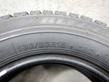 CT3306■135/80R12 68Q　BRIDGESTONE　BLIZZAK　REVOGZ　4本価格■条件付き 送料無料■激安_画像7