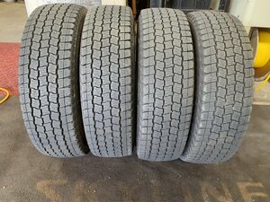 パF3811■195/80R15 107/105L LT　4本価格　GOODYEAR ICENAVI CARGO　送料無料 冬 ハイエース キャラバン NV350 ボンゴ