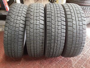 パF4582■185/70R14 88Q　4本価格　DUNLOP WINTER MAXX 02　送料無料 冬 8分山 ポルテ カローラ プレミオ シエンタ フリード