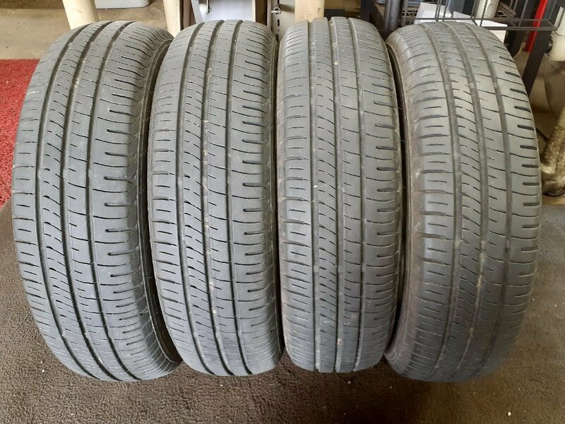 パF3999■165/70R14 81S　4本価格　DUNLOP ENASAVE EC204　送料無料 夏 ’19年 パッソ ヴィッツ アクア マーチ スイフト ソリオ ブーン