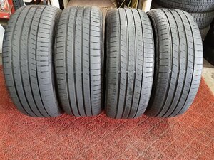 パF4630■215/55R17 94V　4本価格　DUNLOP LE MANS V　送料無料 夏 ’19年 エスティマ クラウン オデッセイ ヴェゼル レガシィ