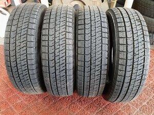 パF4656■155/65R14 75Q　4本価格　BRIDGESTONE BLIZZAK VRX2　送料無料 冬 ’18年 8～9分山 ワゴンR ムーブ デイズ パレット タント N-BOX