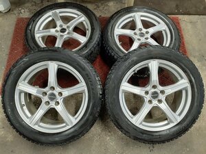 パF922F■235/55R18 100Q　4本価格　BRIDGESTONE BLIZZAK DM-V2　BALMINUM　送料無料 冬 18×7.5J +42 5穴 114.3 NX ハリアー ヴァンガード