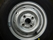 1円～ 2022年★新品スタッドレス■145/80R12 80/78N LT BRIDGESTONE W300 スチール 4J PCD100★条件付送料無料★軽トラ バランス済 SHT8229_画像6