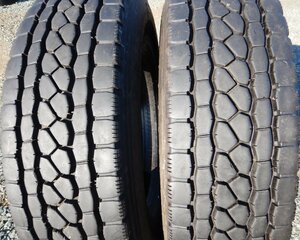 2本価格★エT8456②■11R22.5 16PR BRIDGESTONE ECOPIA M801Ⅱ 2021年製 ミックス★条件付送料無料★地山 高床 大型 バリ山 トラック