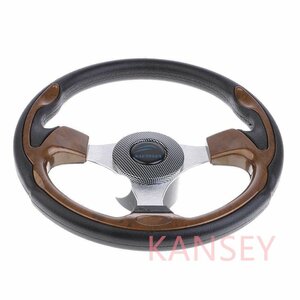ma limbo to12.6 -inch 320mm steering wheel 3/3 -inch taper key adaptor 3 spoke less person direction accessory boat 