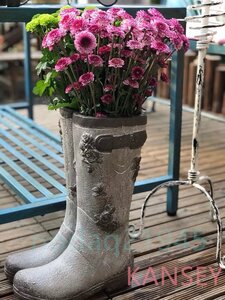  bargain sale! new arrival * gardening garden miscellaneous goods garden ornament ornament objet d'art entranceway garden decoration flower pot shoes type piece .. art product 