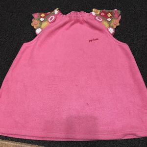  knitted Planner (KP) KnitPlanner(KP) the best 140 girl pink Hanako . clothes baby clothes Kids USED