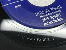 Boyd Bennett And His Rockets/King 45-1470/Seventeen/Little Ole You-All/1955_画像6