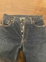 W30 L36 USA製　リーバイス　501XX LEVIS デニム ジーンズ デニムパンツ アメリカ製　ビンテージ　555刻印　バレンシア工場_画像3