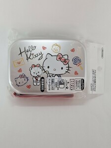 スケーター 子供用 弁当箱 アルミ 製 ハローキティ スケッチ サンリオ 日本製 370ml ALB5NV 中子付 ランチベルト付 名前シール付 　キティ