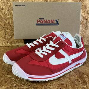 PANAM SHOES 28cm BLANCO ROJO パナム 運動靴