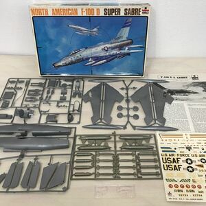 【未組立】NORTH AMERICAN /ノースアメリカン　F-100 D SUPER SABRE 1/48 ESCI プラモデル 