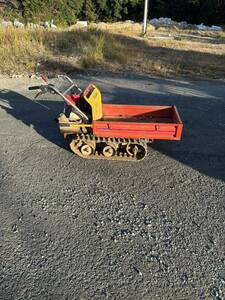 鹿児島　クローラー 運搬車　手動ダンプ　動作確認済み