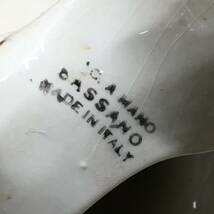 BASSANO/バッサーノ イタリア製 陶製コラムポット 高さ約64.6cm 陶器 家具 インテリア イタリア雑貨 バラ アンティーク風 菊HG_画像8