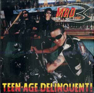 A00575107/LP/MAD 3 (マッド3)「Teen Age Delinquent! (1998年・BOMB-58・2000枚限定生産・ガレージロック・サイコビリー)」