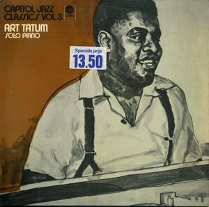 A00575797/LP/アート・テイタム「Capitol Jazz Crassics Vol.3 Art Tatum Solo Piano (5C-052-80800・スウィングJAZZ)」