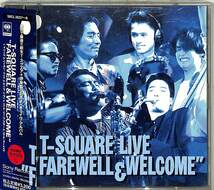D00150798/CD2枚組/T-SQUARE(ザ・スクェア)「Live Farewell & Welcome (1991年・SRCL-2027～8・フュージョン)」_画像1