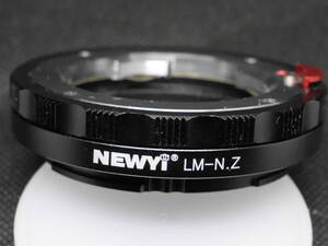 NEWYI LM-NZ Close Focus Adaptor ライカＭマウントレンズ→ニコンＺボディ　ヘリコイド　アダプター　美品 