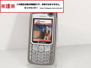 【モック・送料無料】 ボーダフォン 702NKⅡ シルバー NOKIA Vodafone 3G ○ 平日13時までの入金で当日出荷 ○ モックセンター