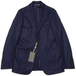 ◆CANALI/カナーリ◆上質 カシミヤ混ウール 濃紺 ジャケット【48】18万