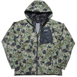 *OAKLEY/ Oacley * water-repellent . manner heat insulation graphic in sa ration cotton inside f- dead jacket [M]